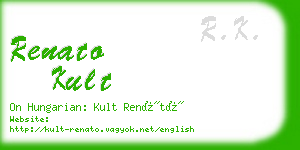 renato kult business card